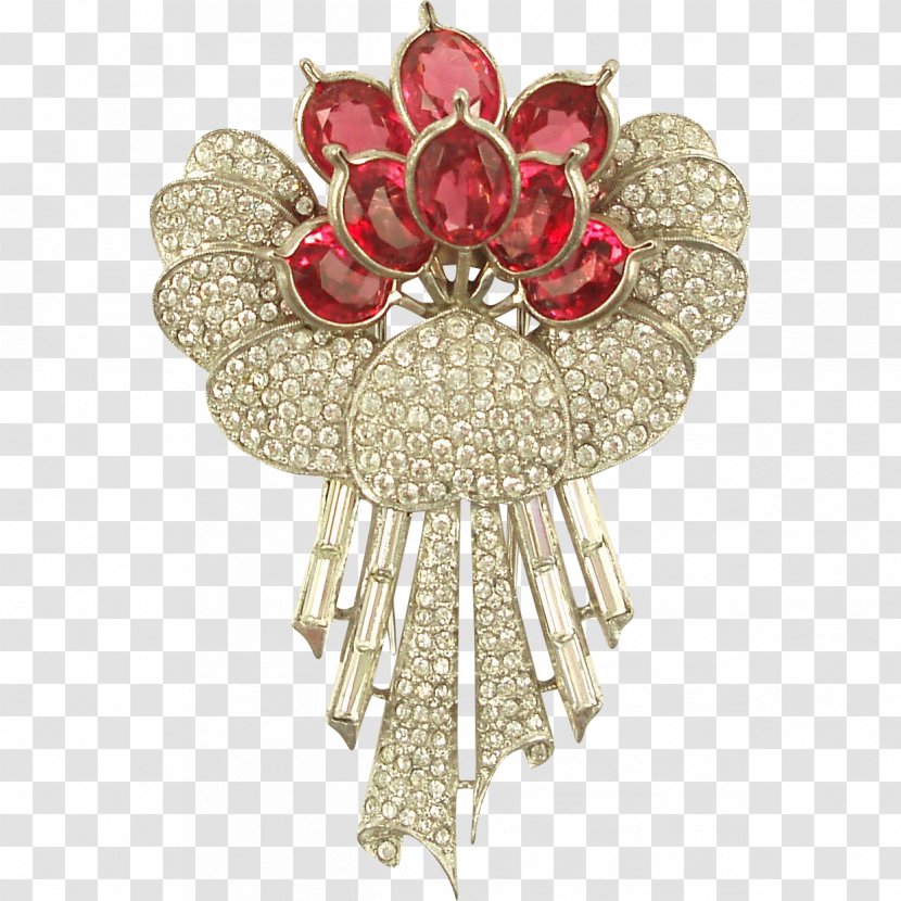 Brooch Cut Flowers Body Jewellery - Fashion Accessory - Open Locket Bouquet Transparent PNG