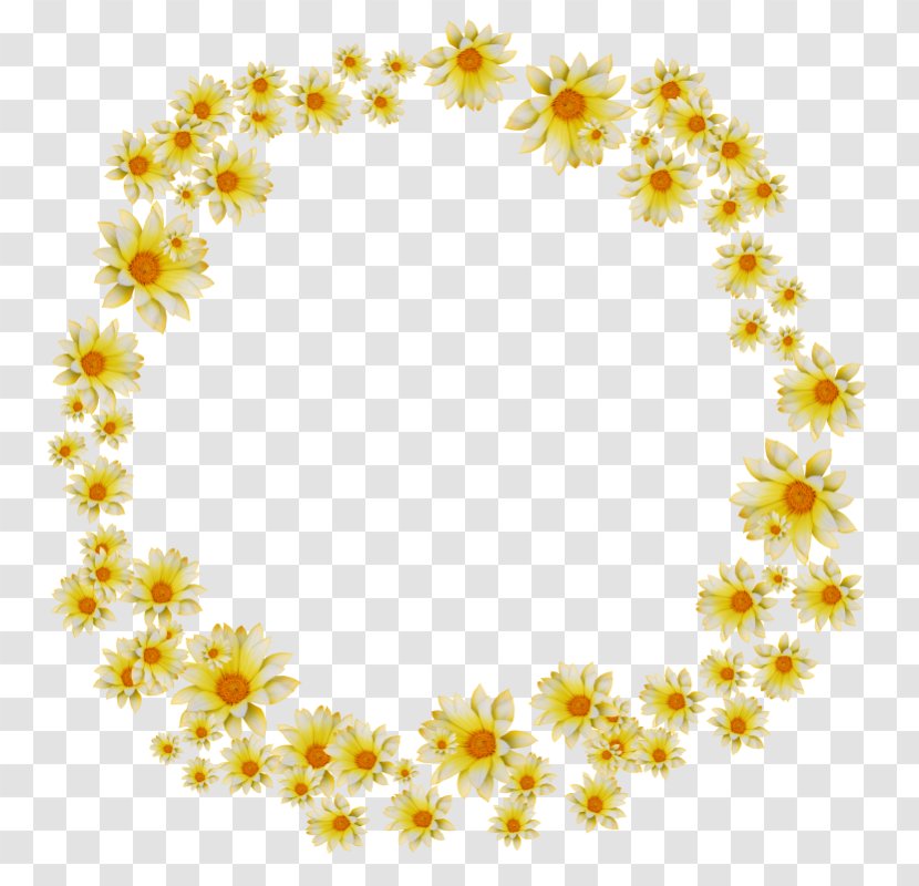 Flower Wreath - Computer Software - Chamomile Pattern Transparent PNG