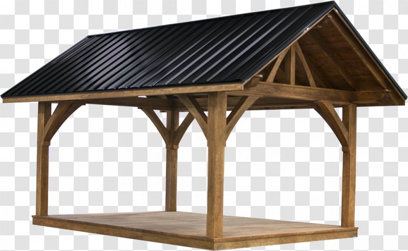 Gazebo Shed Roof Pavilion Hut - Timber Transparent PNG
