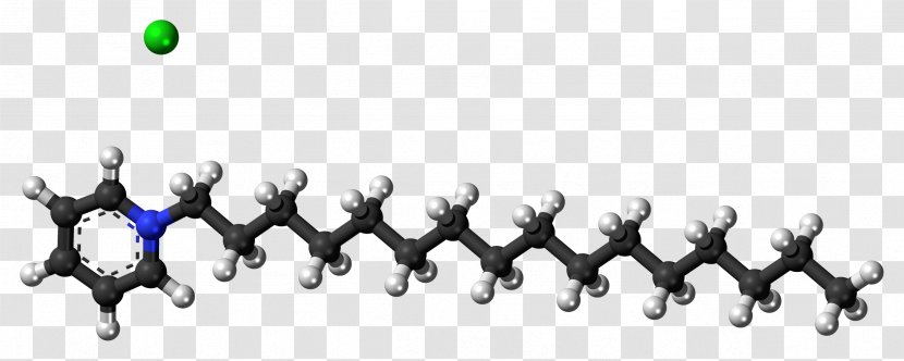 Cetylpyridinium Chloride Trimesic Acid Ester Molecule - Recreation Transparent PNG
