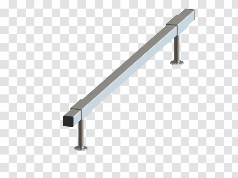 Rail Transport Trolley Stainless Steel Profile - Retail - Metal Square Transparent PNG