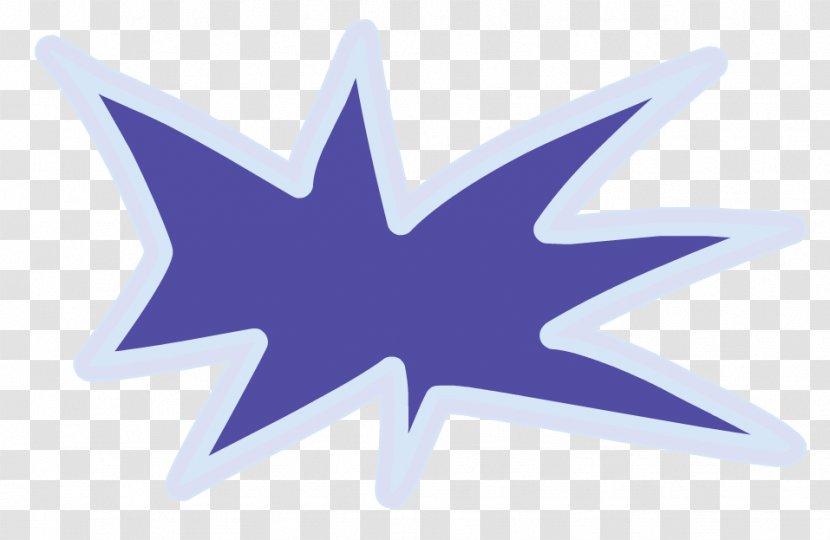 Starfish Font - Electric Blue Transparent PNG