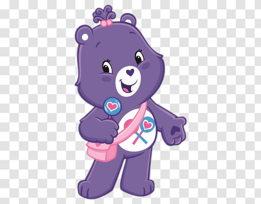 care bear with flower