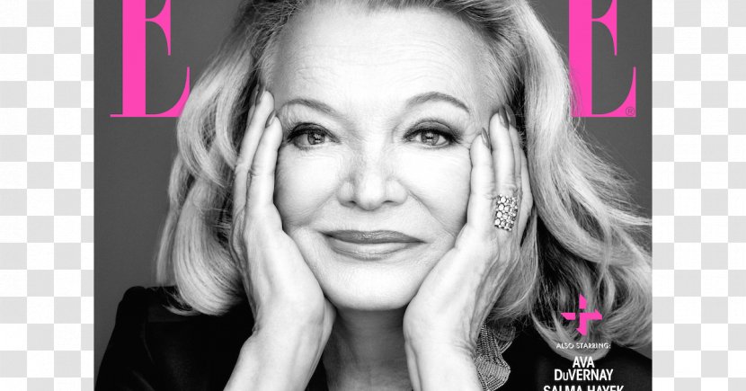 Gena Rowlands Magazine Elle Hollywood Female - Silhouette - Couverture Transparent PNG