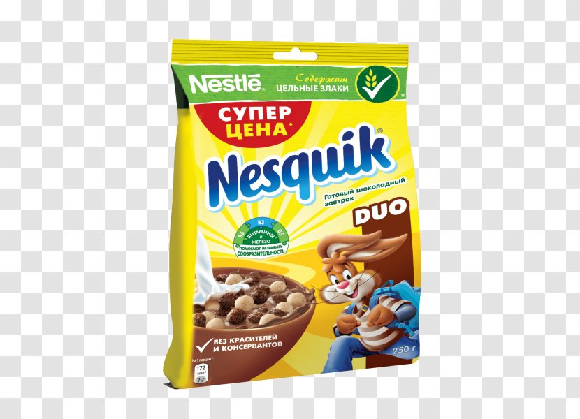 Breakfast Cereal Havregrynskugle Corn Flakes Nesquik - Vegetarian Food Transparent PNG