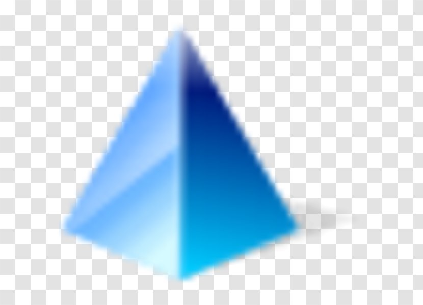 Triangle Brand Desktop Wallpaper Product Design - Blue - Glass Pyramid Transparent PNG