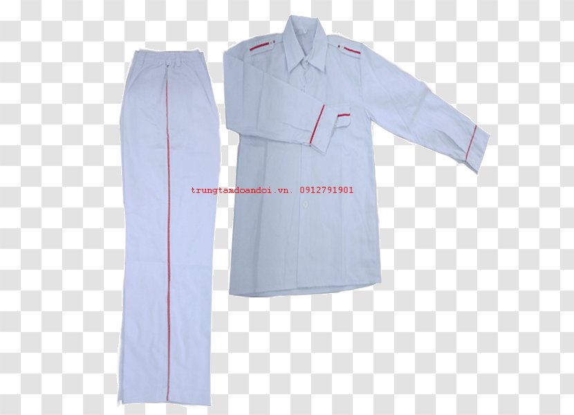 Clothing Uniform Sleeve Outerwear Shirt - White - Ao Dai Viet Nam Transparent PNG