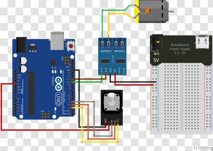 Arduino Sensor Rotary Encoder Servomotor Potentiometer - Physical Computing - Dc Motor Transparent PNG