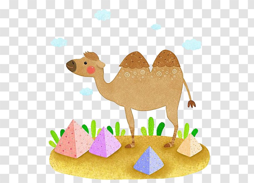 Camel Desert Drawing - Livestock - Hand-painted Camels Transparent PNG