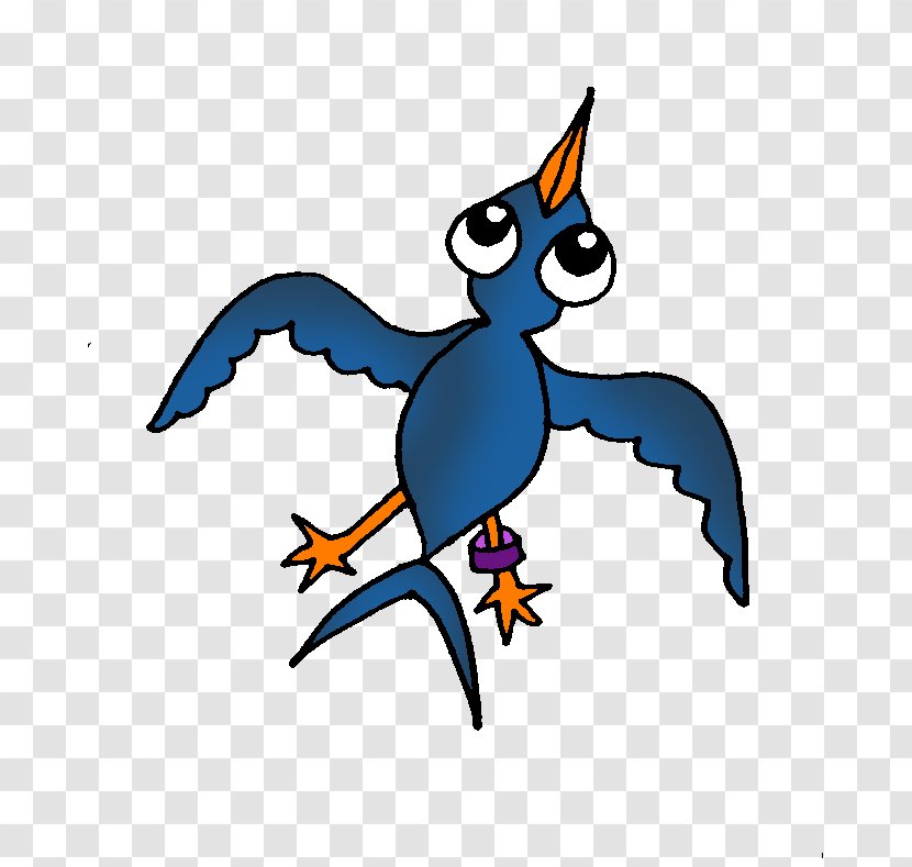 Beak Macaw Cartoon Tail Clip Art - Organism - Bird With Ring Transparent PNG