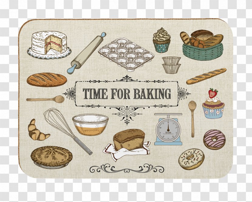 Baking Sponge Cake Food Bread Pastry - Cutting Boards - Time Table Transparent PNG