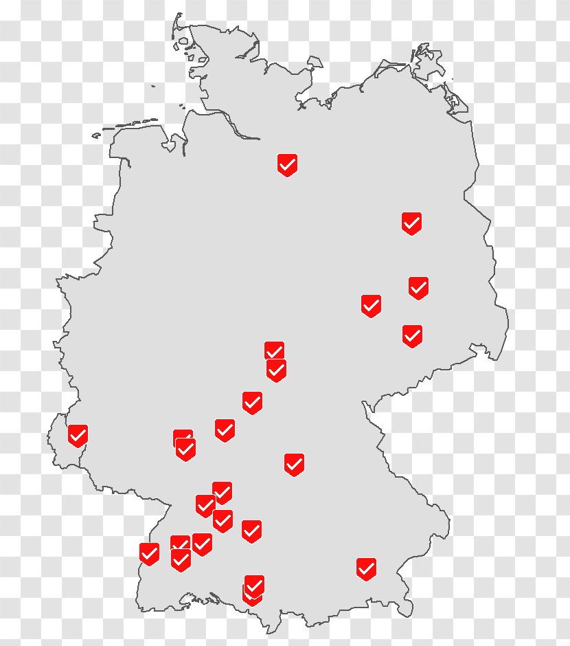 Germany City Map - Tree Transparent PNG