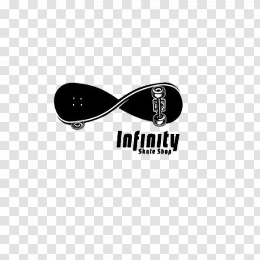 Skateboard Black And White - Spoon - Twisted Transparent PNG