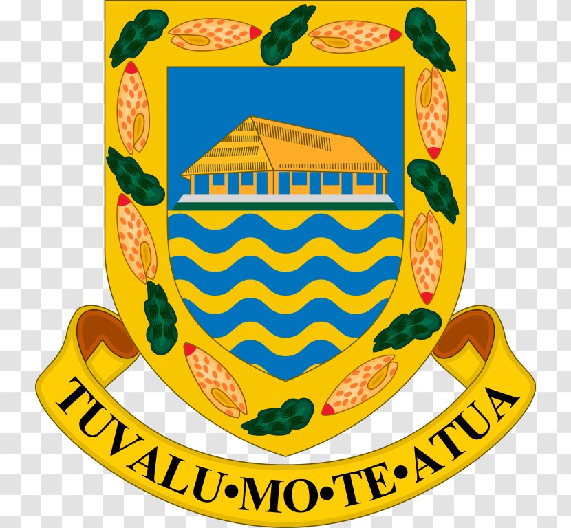 Coat Of Arms Tuvalu Flag Monarchy - Mo Te Atua Transparent PNG