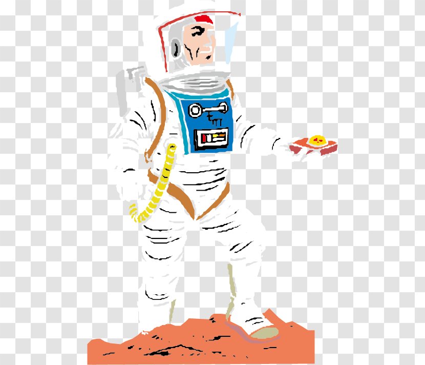 Astronaut Outer Space Illustration - Spaceflight - Vector Transparent PNG