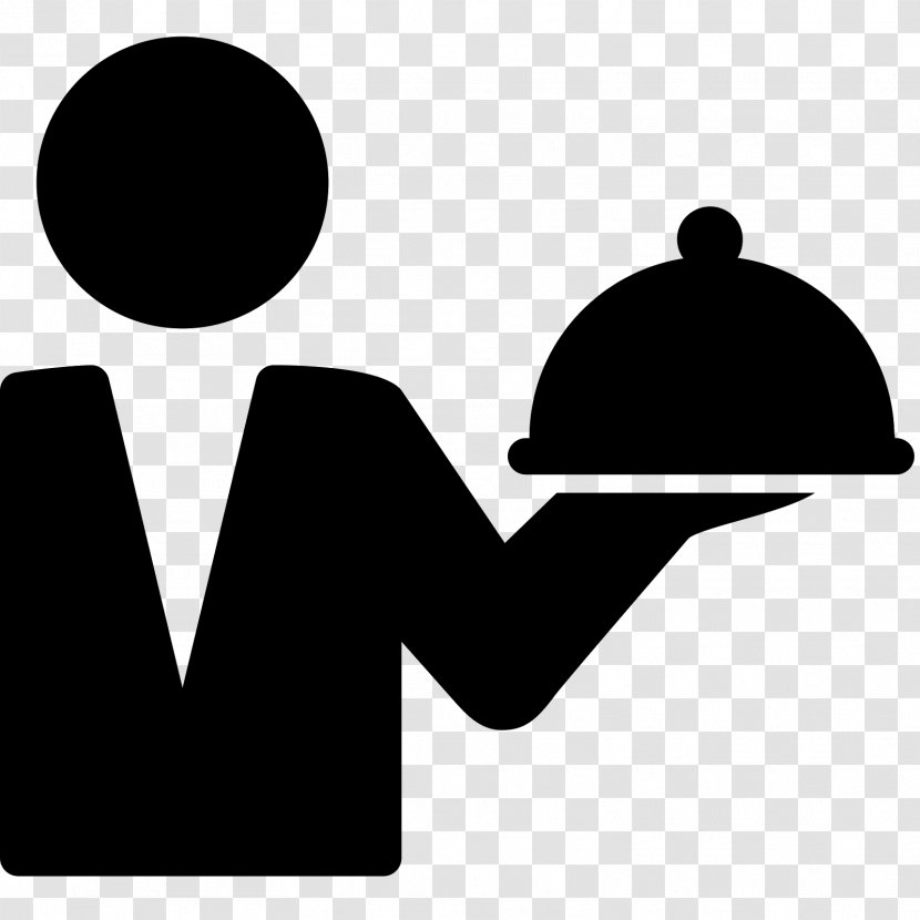 Waiter Business - Black Transparent PNG