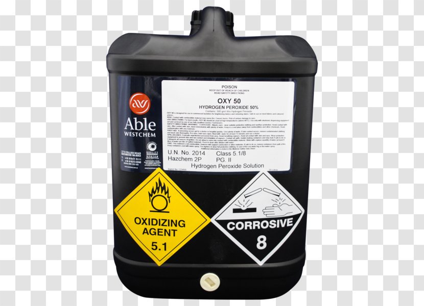 Bleach Hydrogen Peroxide Peracetic Acid Peroxy - Chemical Industry - Oxidizing Agent Transparent PNG