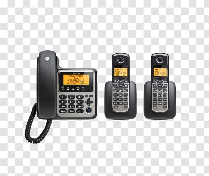 Cordless Telephone Handset Digital Enhanced Telecommunications Home & Business Phones - Electronic Device - Answering Machine Transparent PNG