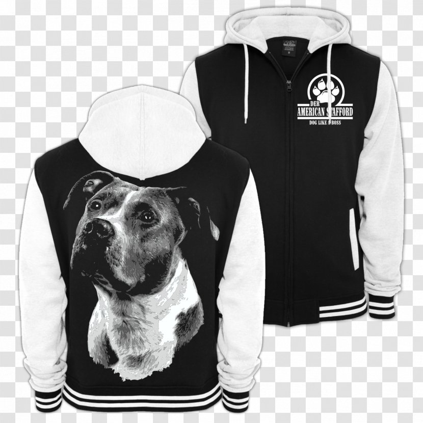 Hoodie T-shirt American Bully Pit Bull Terrier Sweater - Staffordshire Transparent PNG