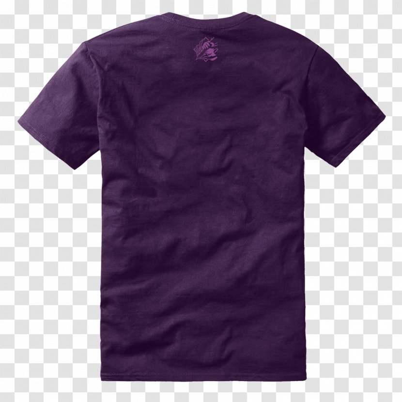 T-shirt Neck - Purple Transparent PNG