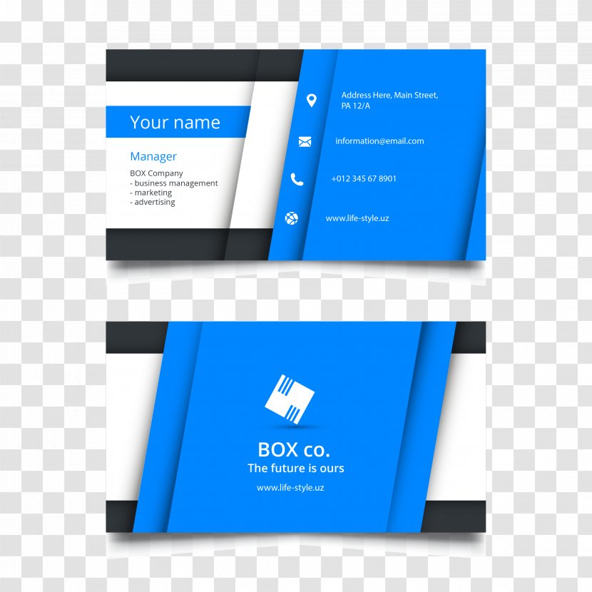 Business Cards Logo Graphic Design Printing Visiting Card Transparent PNG