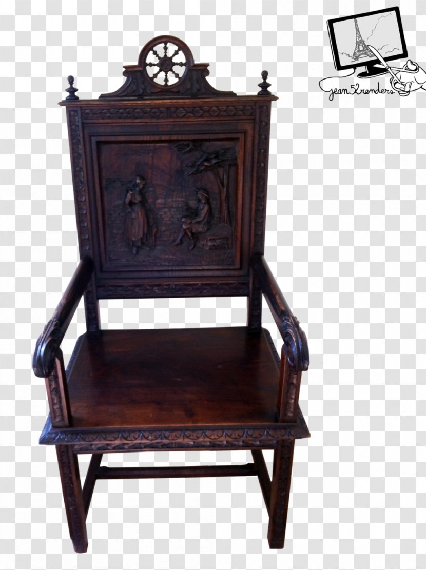 Table Antique Chair Transparent PNG