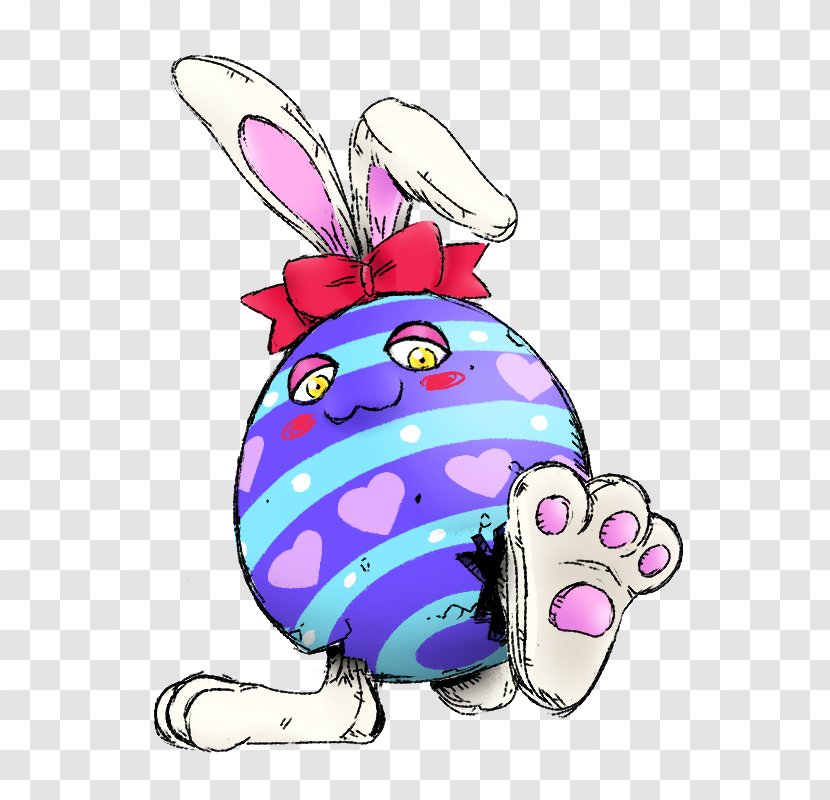 Easter Egg Cartoon - Bunny Transparent PNG