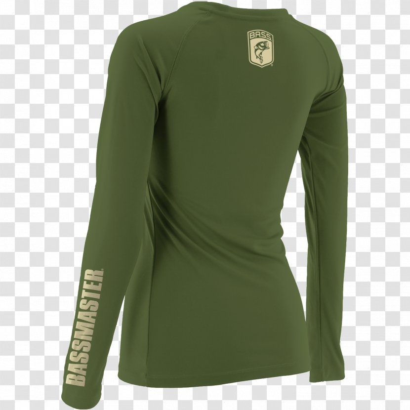 Long-sleeved T-shirt Shoulder Green - T Shirt - Military Woman Transparent PNG