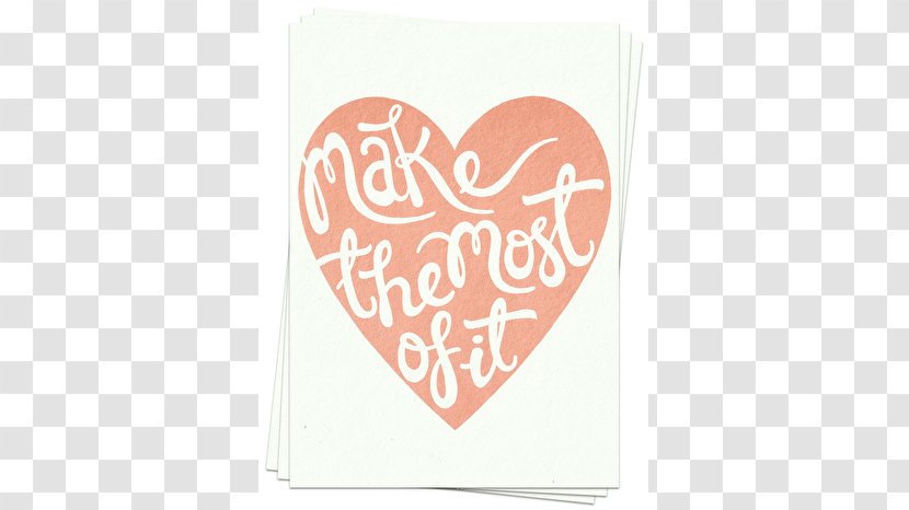 Greeting & Note Cards Pink M Font - Heart - Keep Fit Transparent PNG