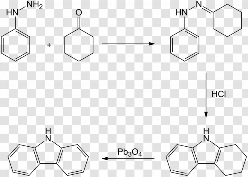 Bucherer Carbazole Synthesis Borsche–Drechsel Cyclization Phenylhydrazine Chemical Reaction - Diagram - Borsch Transparent PNG