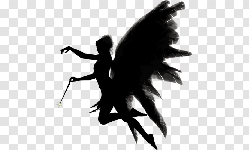 Angel Silhouette Clip Art - Feather Transparent PNG