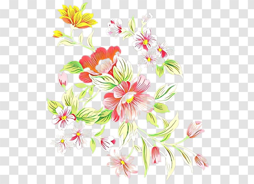 Water Paint Flowers - Watercolor - Bouquet Pedicel Transparent PNG