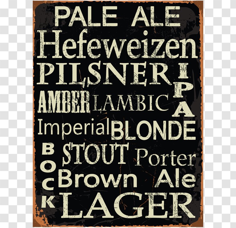 Beer Bar Metal Pub Font - Style Transparent PNG