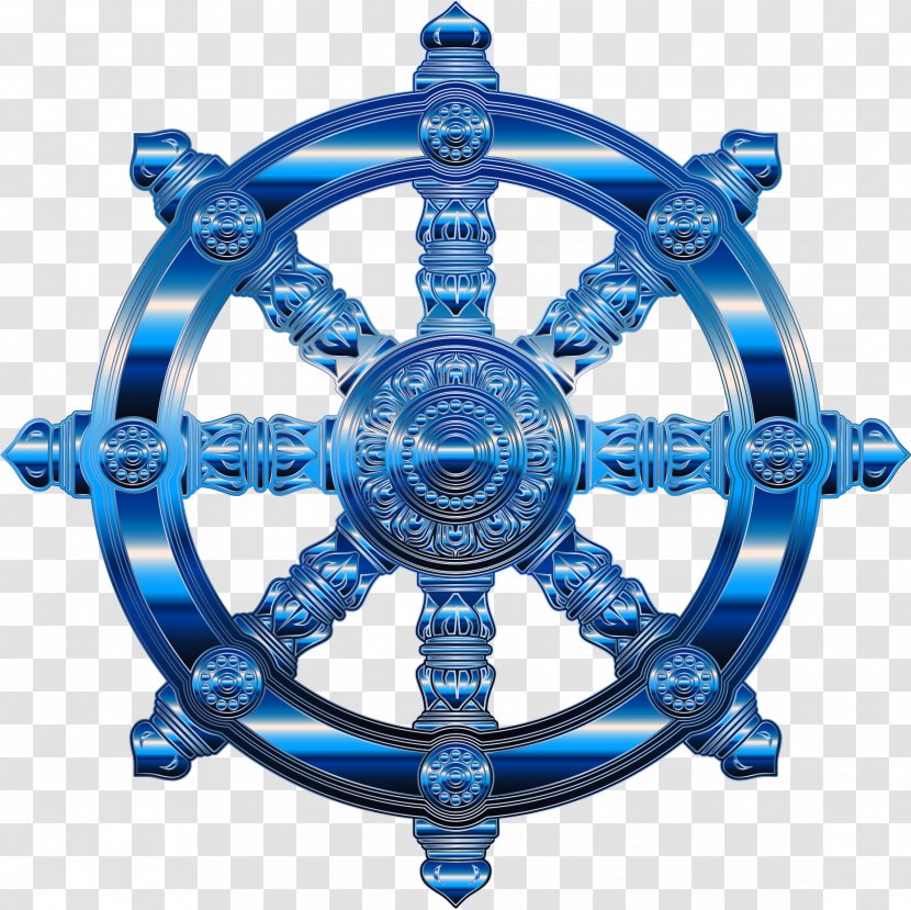 Buddhism And Hinduism Religion Buddhist Temple - Gautama Buddha - Wheel Of Dharma Transparent PNG