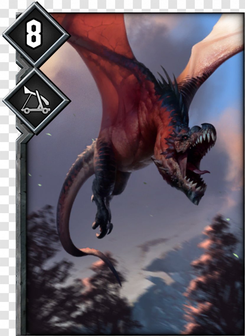 Gwent: The Witcher Card Game Wyvern Dragon Legendary Creature Art Transparent PNG