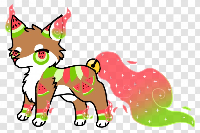 Cat Red Fox Drawing DeviantArt - Art Museum - Watermelon Kawaii Transparent PNG