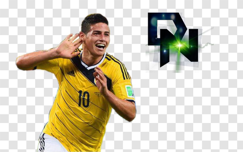 2014 FIFA World Cup Soccer Player Colombia National Football Team Jersey - Yellow - James Rodriguez Transparent PNG