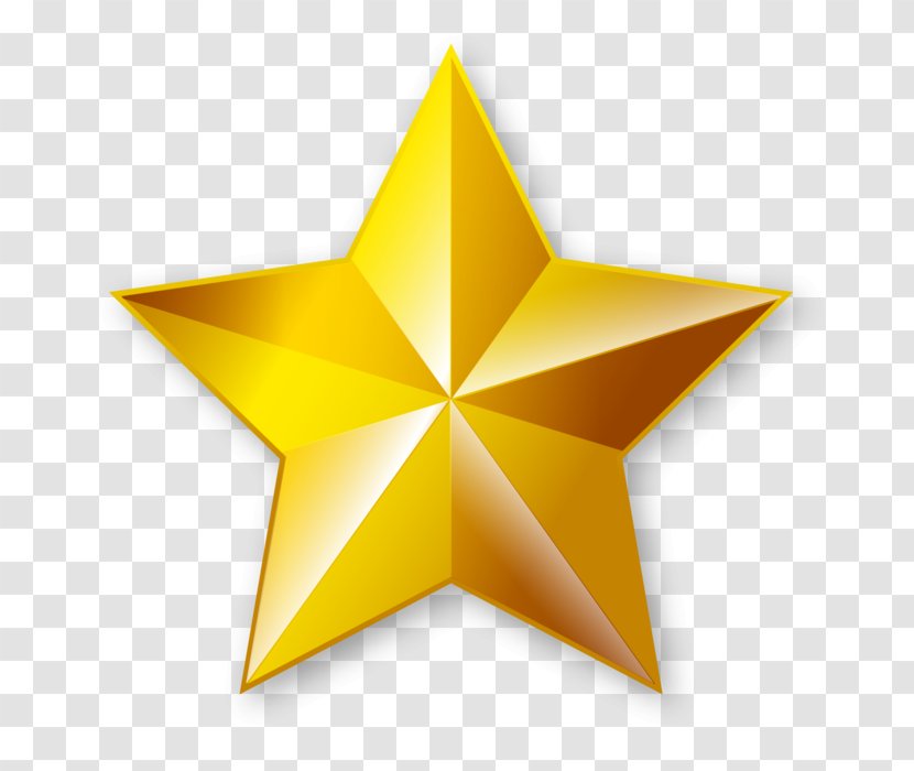 Star - Yellow - Golden Stars Transparent PNG