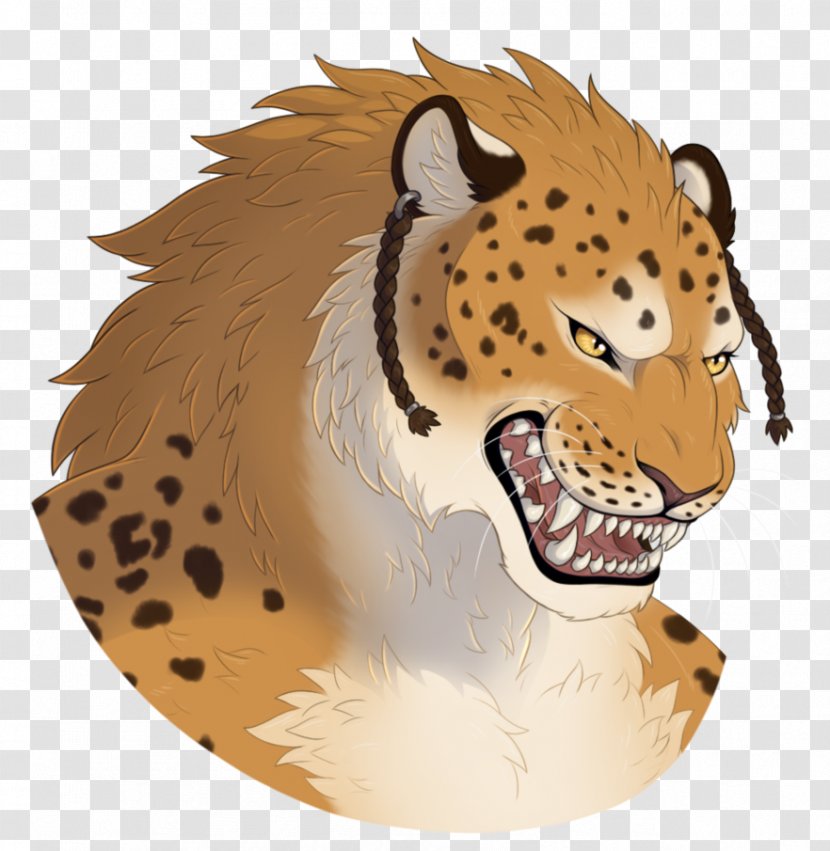 Cat Tiger Lion Roar Art - Small To Medium Sized Cats - Corset Transparent PNG