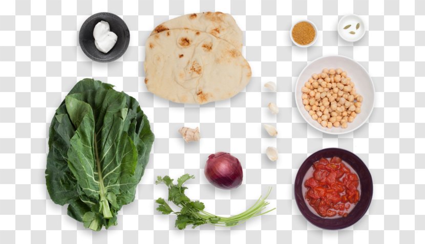 Vegetarian Cuisine Chana Masala Recipe Naan Leaf Vegetable - Bread Transparent PNG