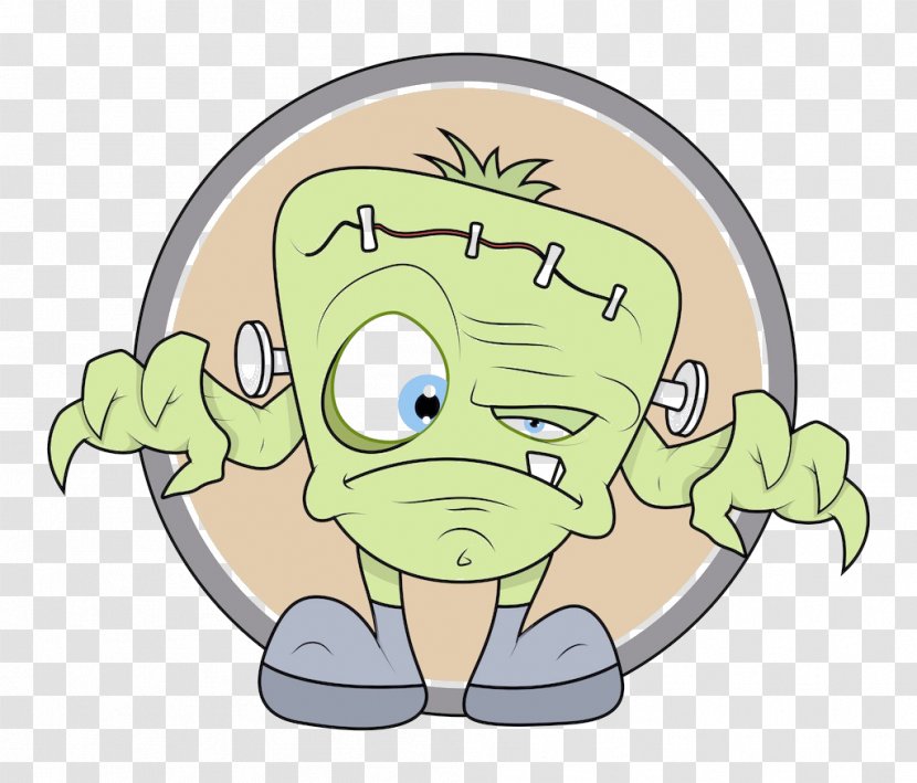 Frankensteins Monster Cartoon - Silhouette - Teeth Transparent PNG