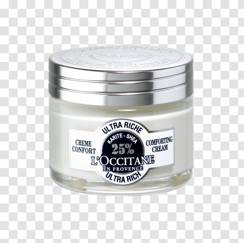 Lotion L'Occitane Shea Butter Ultra Rich Comforting Cream Body Moisturizer - Skin Care Transparent PNG
