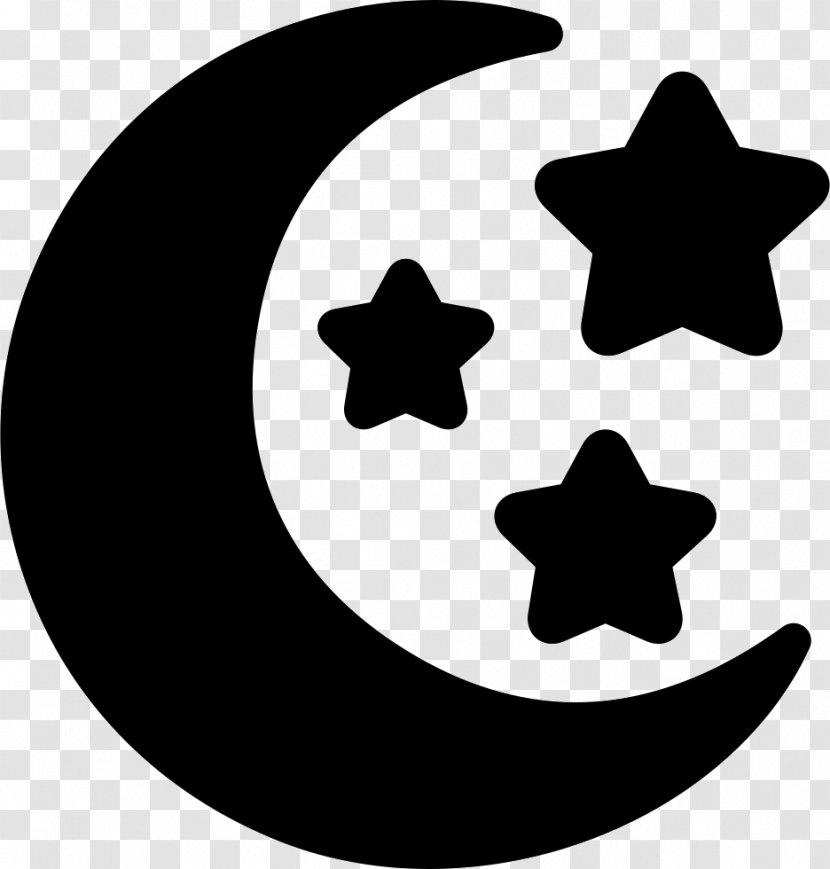 Moon Star And Crescent Lunar Phase - Shape Transparent PNG