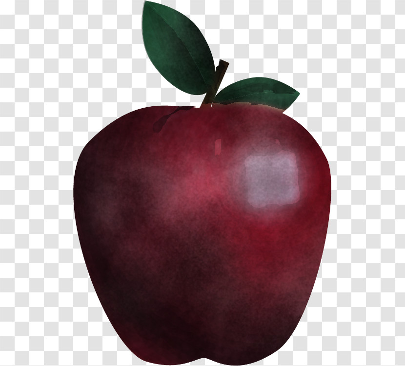 Maroon Plum Apple Apple Transparent PNG