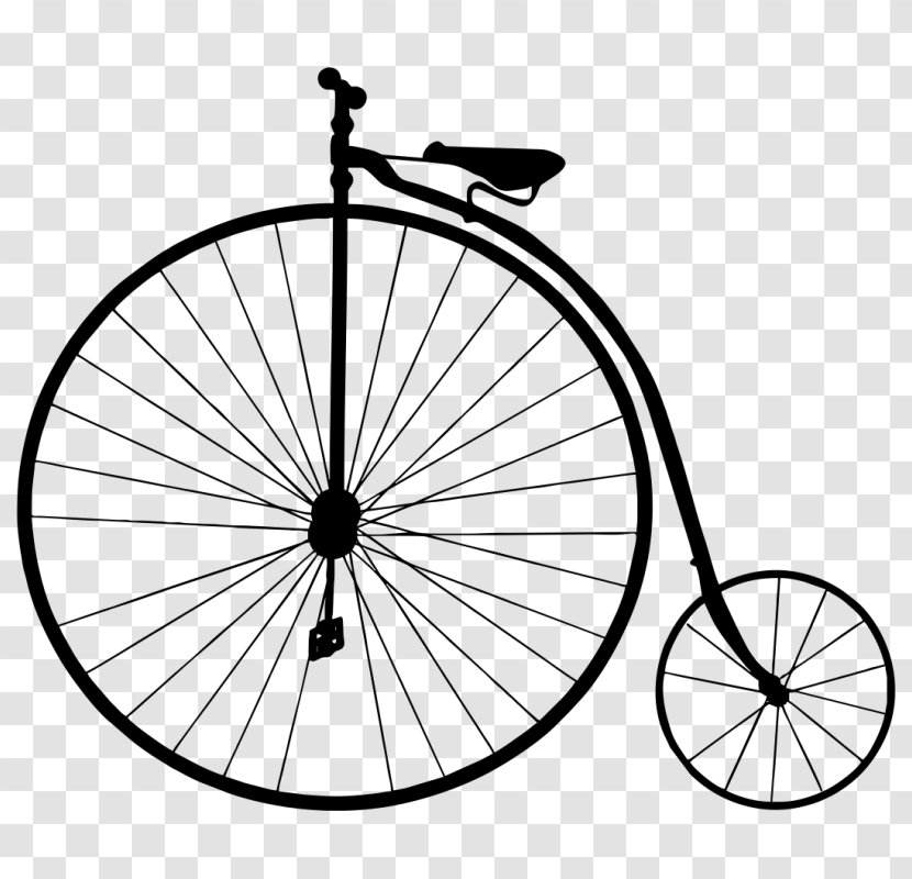 Bicycle Wheels Penny-farthing Cycling Spoke - Vehicle - Clip Art Clipartwiz Transparent PNG