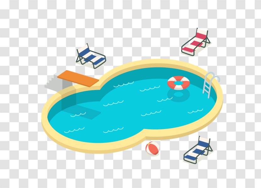 Vector Graphics Clip Art Swimming Pools Image - Diving Boards Transparent PNG