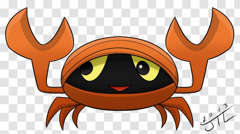 Crab Character Fiction Clip Art - Orange Transparent PNG