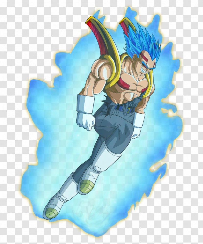 Baby Vegeta Goku Super Saiyan - Watercolor - Blue Transparent PNG