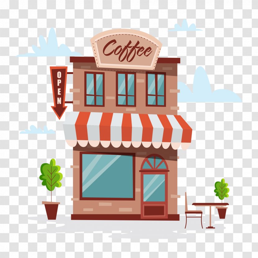 Coffee Table Cafe Caffxe8 Macchiato - Restaurant - Illustration Shop Transparent PNG
