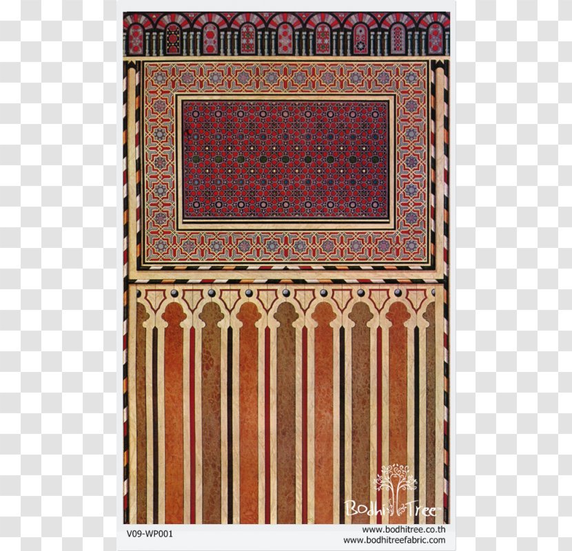 Wood Stain Giclée Picture Frames Painting Carpet - Arabesque Motif Transparent PNG